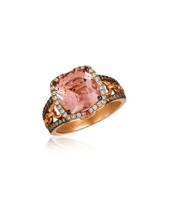 Le Vian 14K Rose Gold 3.42 Ct. Tw. Diamond & Morganite Ring