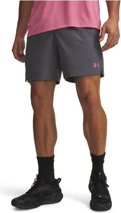 Under Armour Vanish 2.0 Woven Shorts in Castlerock Grey/pink Frenzy at Nordstrom, Size Xx-Large