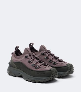 Moncler Trailgrip Lite3 suede sneakers