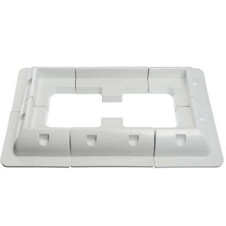 OEM Soportes De Montaje Para Paneles Solares. Para Esquinas, Laterales Y Entrada De Cables. Autocaravanas. Color Blanco