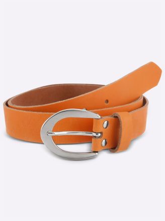 Heine Lederg&uuml;rtel HEINE, Damen, Gr. 11,5, orange, G&uuml;rtel Lederg&uuml;rtel