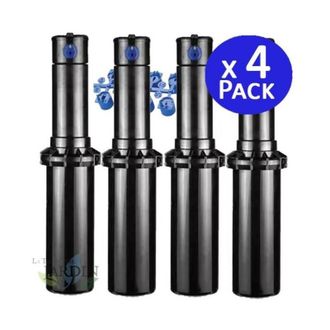 Hunter Pack 4 Aspersor De Riego Hunter Pgp-04 3/4 Alcance 6,4 A 15,8 Metros Aspersor Emergente Turbina Ajustable Pgp Ultra