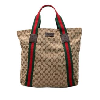 Gucci Bolso Tote GG Canvas Pre-owned - Pre-owned - Mujer - Beige - ONE SIZE