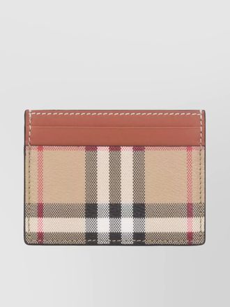 Burberry check cardholder