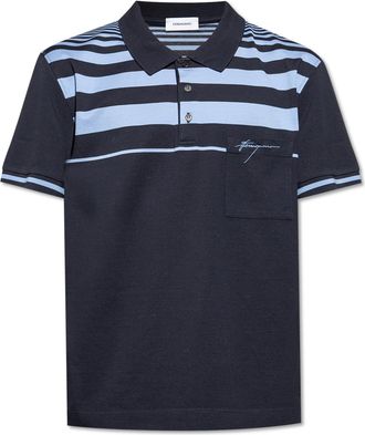 Ferragamo Polo With Logo