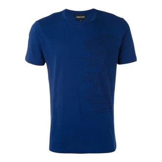 Emporio Armani T-Shirt - - Tops - Uomo - Blu - L