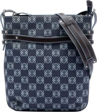 Loewe Pre-owned Loewe Anagram Coated Canvas Crossbody Unisex 31OBR2FN3T88LH30