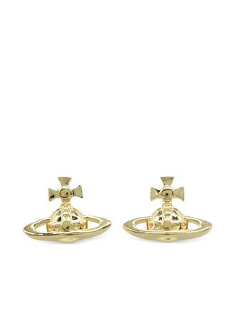 Vivienne Westwood 2020s Orb stud earrings - unisex - Brass - One Size - Gold