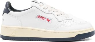 Autry White Blue Leather Sneakers