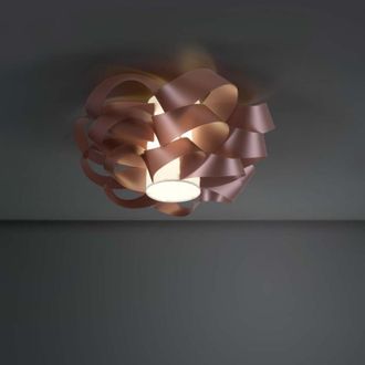 Linea Zero Linea Zero - Dos Luces Cloud Plaf&oacute;n Rosa Di&aacute;metro 75x H36 Cm