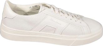 Santoni Sneakers - Heren - Sneakers - Wit - 42 EU - Schoenen