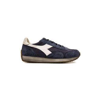 Diadora Equipe Canvas SW Evo - Heren - Sneakers - Blauw - 46 EU - Leer - Schoenen