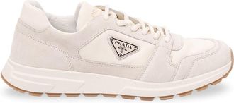 Prada Suede And Fabric Sneakers
