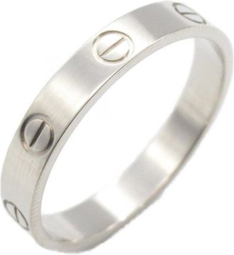 Cartier Silver White Gold (18K) Band Ring (Pre-Owned)