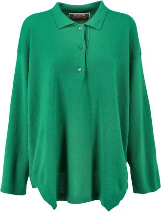 Vintage Kasjmier polotrui - Groen