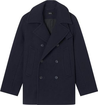 A.P.C. Caban - - Coats - Uomo - Blu - M