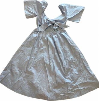 Wishlist Womens Midi Dress With Front Twist In Chambray