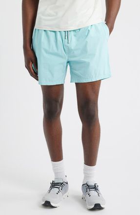 Vintage Summer Swimwear Vintage Wash Water Repellent Stretch Volley Swim Trunks in Aqua at Nordstrom, Size Xx-Large