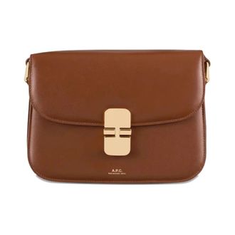 A.P.C. Cross Body Bags, female, Beige, Size: ONE SIZE Grace Small Bag