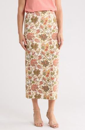 Elie Tahari Floral Jacquard Pull-On Skirt in Chintz Floral Print at Nordstrom Rack, Size X-Small