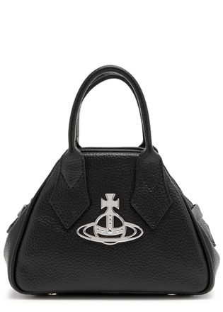 Vivienne Westwood Yasmine Mini Faux Leather top Handle bag - Black - One Size