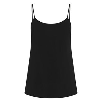 Alberta Ferretti Sleeveless Top in Soft Fabric - female - Alberta Ferretti - Sleeveless Tops - Black - XS - Tops