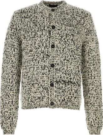 Prada Vest met ronde hals en lange mouwen - Beige