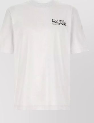 Moncler graphic logo crew neck short sleeve t-shirt