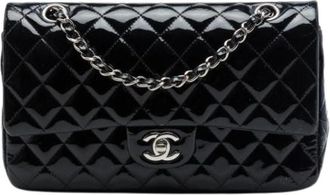 Chanel Pre-owned Double Flap Shoulder Bag - Dames - Vintage Schoudertas - Zwart - ONE Size - Leer - Vintage
