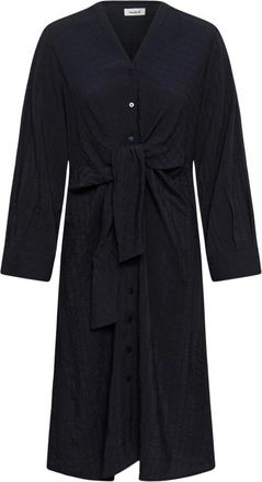 Soaked In Luxury SLPinatubo Jurk - Dames - Shirt Kleedjes - Blauw - XL - Nylon - Kleedjes