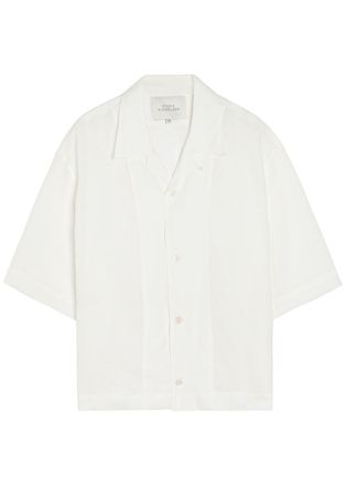 STUDIO NICHOLSON Linen Shirt - Off White - XL