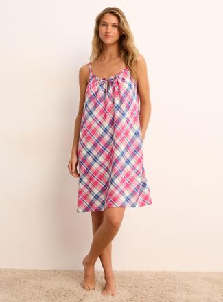 Lauren Ralph Lauren Womens Lightweight plaid nightgown