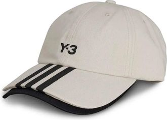 Yohji Yamamoto Y-3 Stripes cap - unisex - Cotton - M - Neutrals