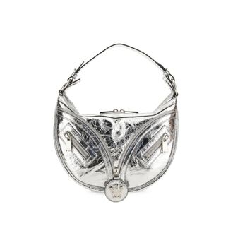 Versace Handbags, female, Gray, Size: ONE SIZE Handbags