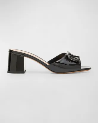 サンダル・ミュール VALENTINO GARAVANI PLASTER CASTER LEATHER MULES Valentino Garavani Plaster Caster Leather Mules from $675.00