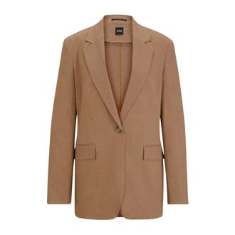 HUGO BOSS Donna, Giacche, Beige, XL, new