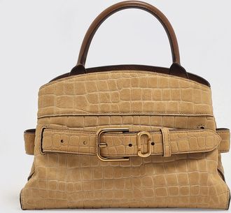 Marc Jacobs Borsa The Satchel in camoscio stampa cocco