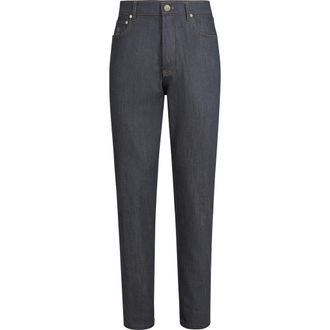 Brunello Cucinelli Comfort denim trousers in Medium Grey at Nordstrom, Size 50 It