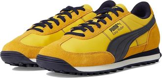 Puma Easy Rider Shoes Mens Shoes Pele Yellow/New Navy : 10.5 D - Medium, Leather/Synthetic