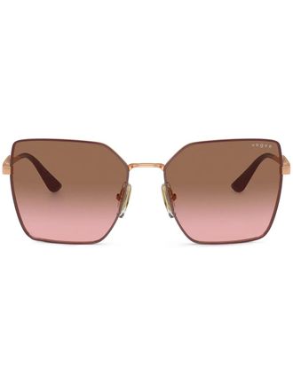 Vogue Eyewear Occhiali da sole oversize - Oro