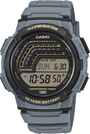 Casio Mens Digital Sport Watch Blue Resin Band - WS-1800-2AVCF
