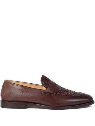 Brunello Cucinelli Mocassini penny - Marrone