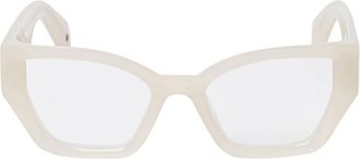 Off-white Beige Style 7Q Acetate Butterfly Sunglasses