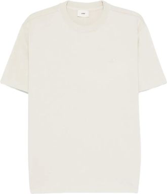 Autry logo-embroidered T-shirt - Neutrals