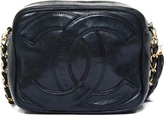 Chanel Borsa a tracolla con nappina 1986-1988 - Nero