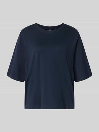 Soyaconcept Boxy Fit T-Shirt aus Bio-Baumwolle Modell Derby in Marine, Gr&ouml;&szlig;e XXL