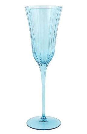 Vietri Natalia Teal Champagne Glass in Blue at Nordstrom
