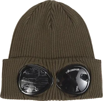 C.P. Company C.p. Company, Accessoires, Heren, Groen, ONE Size, Katoen, Cotton Goggle Beanie
