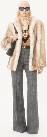 Valentino Maglia In Lana Donna CAMMELLO/NERO XL