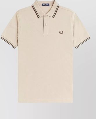 Fred Perry polo shirt logo detail short sleeves